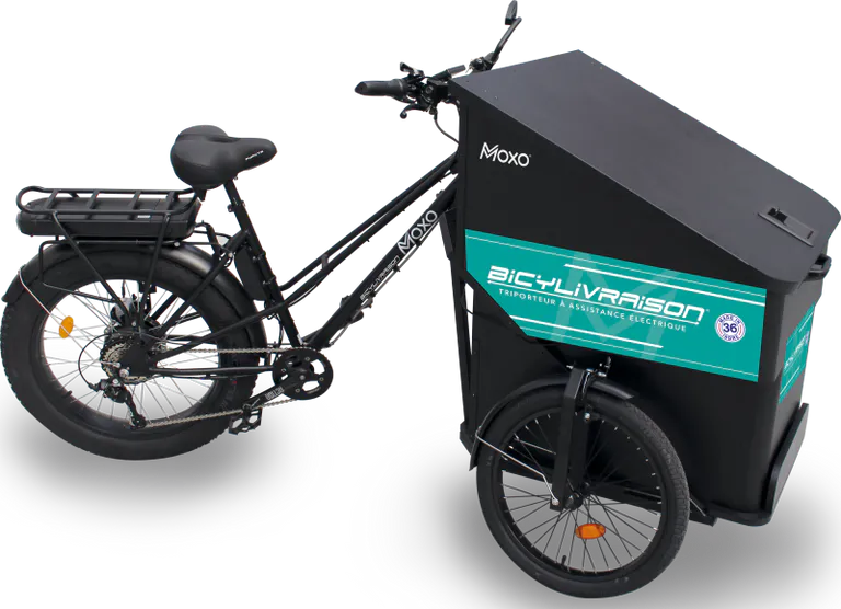 Velo cargo bicylivraison illustration 3