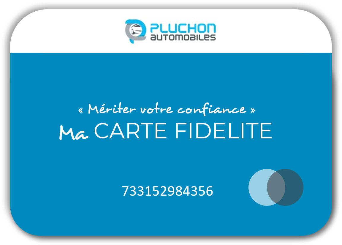 Pluchon automobiles fidelity card